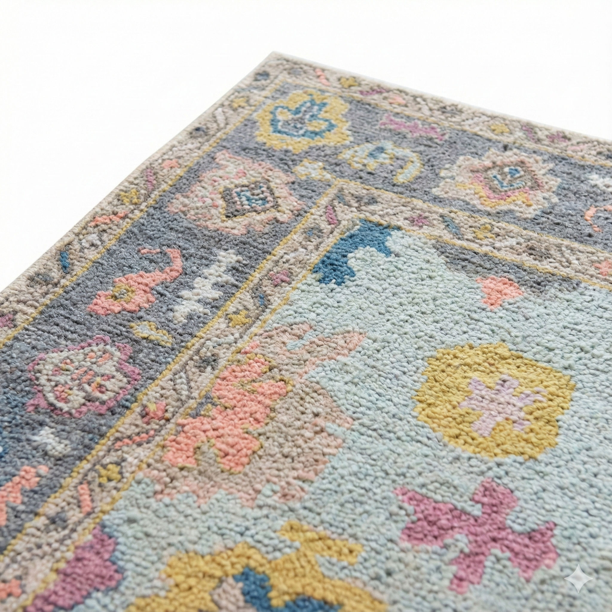 ELENARA - Hand Knotted Oushak Carpet
